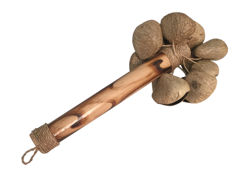 Maracas Pangi, make music with natural seed pods.
3 pieces in a set.