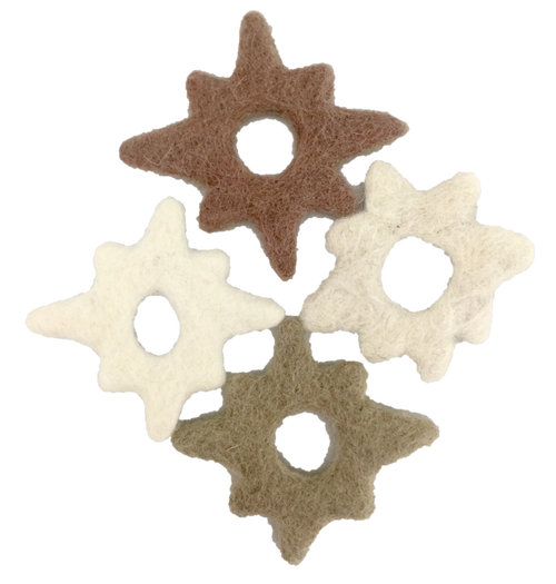 Snow Flakes, open ended resource. 24 pieces in a set.