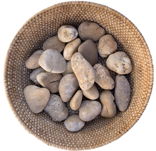 Natural Amber coloured rocks. Colours and sizes vary