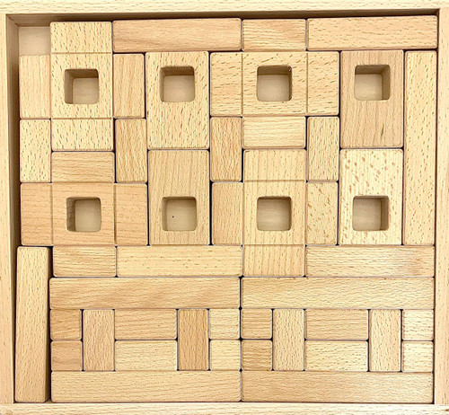 There's 22 pieces in this set; 4 each of the Kimono, the Comb and the Cross