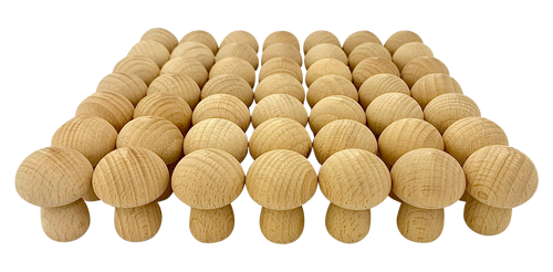 Mini Natural Mushroom/49pc