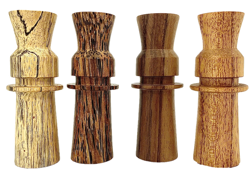 4 Totems, made from Tamarind, Coconut, Sono and Jempini. 10x3cm