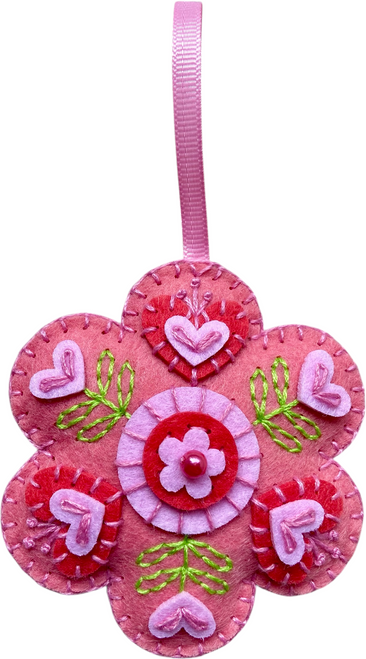 DIY Pink Flower/4 sets