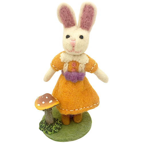 Orange Bunny & Accs/4 Sets