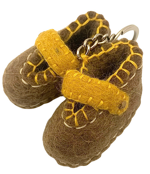KR Taupe Baby Shoes/4pc