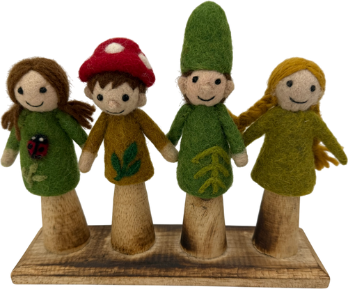 BOXED Woodland Friends Finger Puppets/4pc
