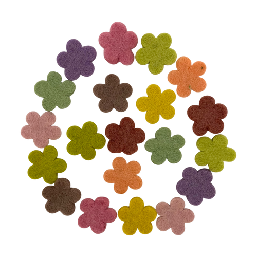 Spring Morning 3.5cm Die Cut Flowers/20pc