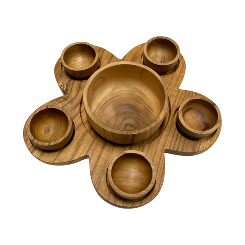 Flower Sun Tray Set/7pc
