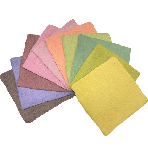 Papoose Felt Sheets Spring Colours/1pc