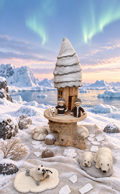 Polar World Play Set & Cards