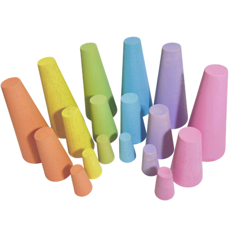 Sherbet Stacking Cones/18pc