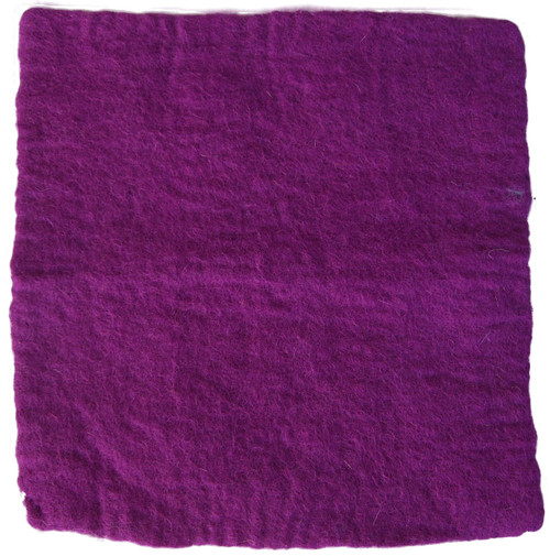 Hand Felted Pure Wool Felt Sheets 25x25cm 2 pieces