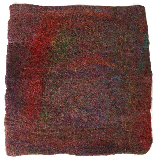 Hand Felted Pure Wool Felt Sheets 25x25cm 2 pieces