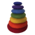 A smaller alternative for our large rainbow stacking set, this one is the same height as our other stacking sets but of course has 7 pieces. Educational and decorative at the same time!