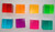 Bright Lucite Cubes/40pc