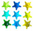 Sensory Sea Stars. Made from Resin, Silicone and Papermache, the set is a delight of textures and tactile experience. The colours are reminiscent of the beach, the ocean, the shapes hand crafted to imbue a sense of "sea" without being prescriptive. Perfect for little hands, these unique toys are designed to spark imagination, creativity, and sensory exploration.