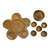 Flower Sun Tray Set/7pc