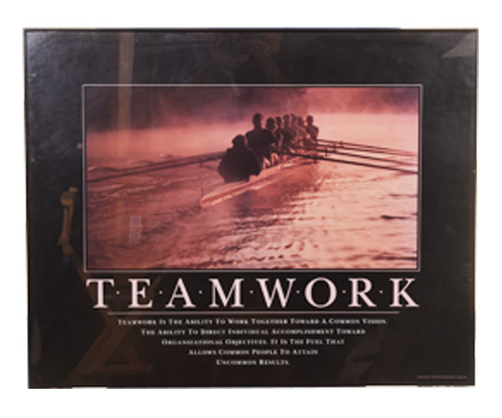 Teamwork Framed Poster