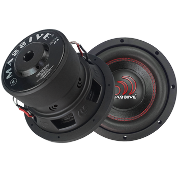 GTX84 - 8" 400w Dual 4 Ohm GTX Series Subwoofer by Massive Audio® GTX84 - 8" 400w Dual 4 Ohm GTX Series Subwoofer by Massive Audio®