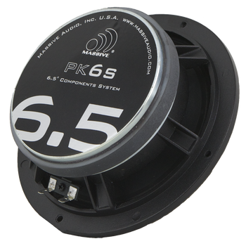 PK6S - 6.5" 2-WAY 250 WATTS RMS COMPONENT KIT PRO AUDIO SPEAKERS by Massive Audio® PK6S - 6.5" 2-WAY 250 WATTS RMS COMPONENT KIT PRO AUDIO SPEAKERS by Massive Audio®