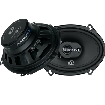 MX57 - 5"X7" / 6"X8" 2-WAY 50 WATTS RMS COAXIAL SPEAKERS by Massive Audio® | Condition: New | Category: Speakers