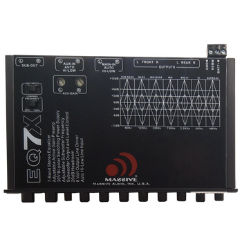 EQ7X - 7 BAND CAR AUDIO GRAPHIC EQUALIZER by Massive Audio® EQ7X - 7 BAND CAR AUDIO GRAPHIC EQUALIZER by Massive Audio®