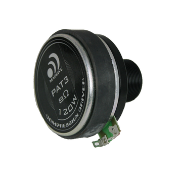 PAT 3 - 1" SCREW-ON 60 WATT 8 OHM COMPRESSION DRIVER by Massive Audio® | Condition: New | Category: Speakers PAT 3 - 1" SCREW-ON 60 WATT 8 OHM COMPRESSION DRIVER by Massive Audio® | Condition: New | Category: Speakers