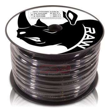 RHYNO 4 AWG Twisted OFC Power Cable - 100ft Spool RHYNO 4 AWG Twisted OFC Power Cable - 100ft Spool