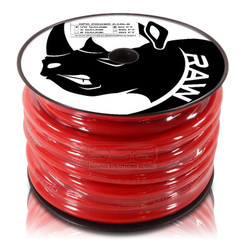 RHYNO 1/0 AWG By The Foot Twisted OFC Power Cable RHYNO 1/0 AWG By The Foot Twisted OFC Power Cable