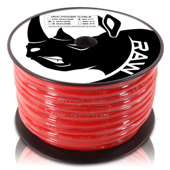 RHYNO 4 AWG By The Foot Twisted OFC Power Cable