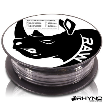 RHYNO 8 AWG By the Foot OFC Power Cable RHYNO 8 AWG By the Foot OFC Power Cable
