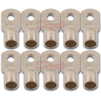 Rhyno 1/0 AWG Tinned Copper Lugs (10 Pack) Rhyno 1/0 AWG Tinned Copper Lugs (10 Pack)