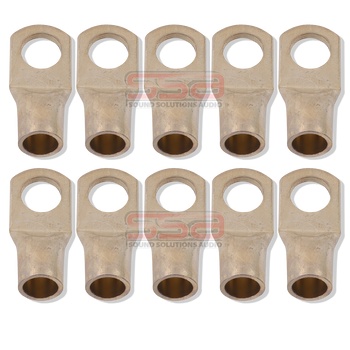 Rhyno 8 AWG Tinned Copper Lugs (10 Pack) Rhyno 8 AWG Tinned Copper Lugs (10 Pack)