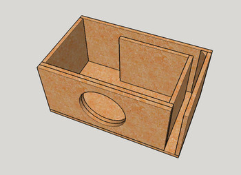 Next Level Fabrications 1x 10" Flat Pack Ported Enclosure Kit Next Level Fabrications 1x 10" Flat Pack Ported Enclosure Kit