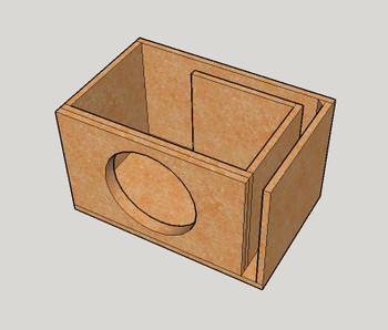 Next Level Fabrications 1x 18" Flat Pack Ported Enclosure Kit