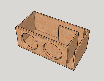 Next Level Fabrications 2x 18" Flat Pack Ported Enclosure Kit Next Level Fabrications 2x 18" Flat Pack Ported Enclosure Kit