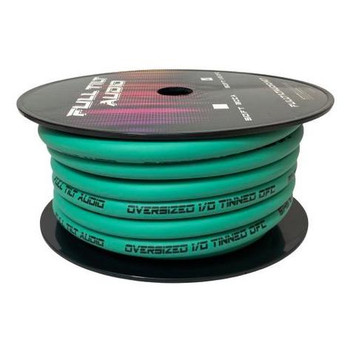Full Tilt 1/0 Teal 50' Tinned OFC Oxygen Free Copper Power/Ground Cable/Wire Full Tilt 1/0 Teal 50' Tinned OFC Oxygen Free Copper Power/Ground Cable/Wire