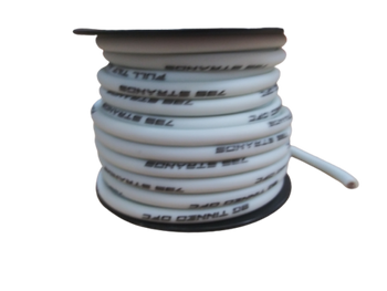 Full Tilt 8 Gauge White 50' Tinned OFC Oxygen Free Copper Power/Ground Cable/Wire Full Tilt 8 Gauge White 50' Tinned OFC Oxygen Free Copper Power/Ground Cable/Wire