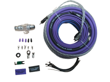 Full Tilt 4 Gauge Purple/Black Amp Kit - OFC Oxygen Free Copper Wire Full Tilt 4 Gauge Purple/Black Amp Kit - OFC Oxygen Free Copper Wire
