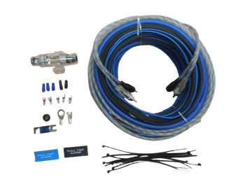Full Tilt 8 Gauge Blue/Black Amp Kit - OFC Oxygen Free Copper Wire Full Tilt 8 Gauge Blue/Black Amp Kit - OFC Oxygen Free Copper Wire