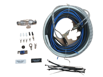 Full Tilt 8 Gauge White/Black Amp Kit - OFC Oxygen Free Copper Wire Full Tilt 8 Gauge White/Black Amp Kit - OFC Oxygen Free Copper Wire