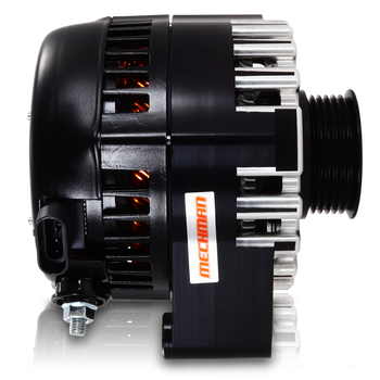 S Series Billet 170 AMP Racing Alternator For C6 Corvette - Black Anodized S Series Billet 170 AMP Racing Alternator For C6 Corvette - Black Anodized