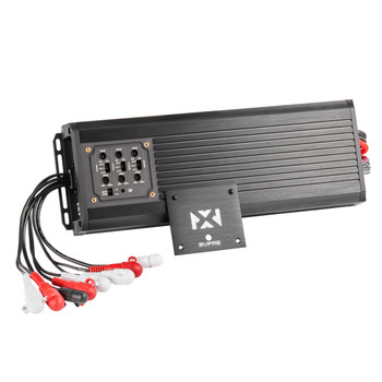 NVX 6-Channel Bridgeable Micro Class D Marine Rated Car Amplifier