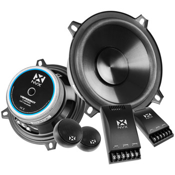 NVX 5-1/4" 2-Way V-Series Component Car Speaker System with 25mm Silk Dome Tweeters NVX 5-1/4" 2-Way V-Series Component Car Speaker System with 25mm Silk Dome Tweeters