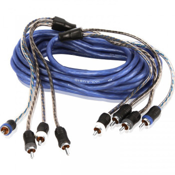 NVX V-Series 3m (9.84 ft) 4-Channel RCA Audio Interconnect Cable NVX V-Series 3m (9.84 ft) 4-Channel RCA Audio Interconnect Cable