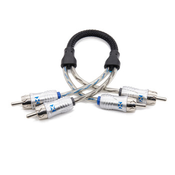 NVX X-Series 0.25m (0.82 ft) 2-Channel RCA Audio Interconnect Cable NVX X-Series 0.25m (0.82 ft) 2-Channel RCA Audio Interconnect Cable