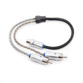 NVX X-Series 2-pack of 1 Female to 2 Male Y-Adapter RCA Audio 
Interconnect Cables NVX X-Series 2-pack of 1 Female to 2 Male Y-Adapter RCA Audio 
Interconnect Cables