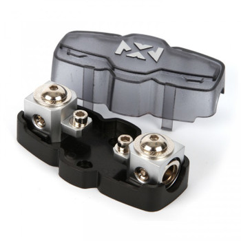NVX ANL/Mini-ANL Fuse Holder with 1/0 or 4 Gauge Input and Output NVX ANL/Mini-ANL Fuse Holder with 1/0 or 4 Gauge Input and Output