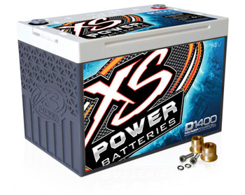 XS Power D1400 14v AGM Battery, Max Amps 2400A XS Power D1400 14v AGM Battery, Max Amps 2400A