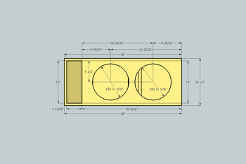 2 Woofer Enclosure Design 2 Woofer Enclosure Design